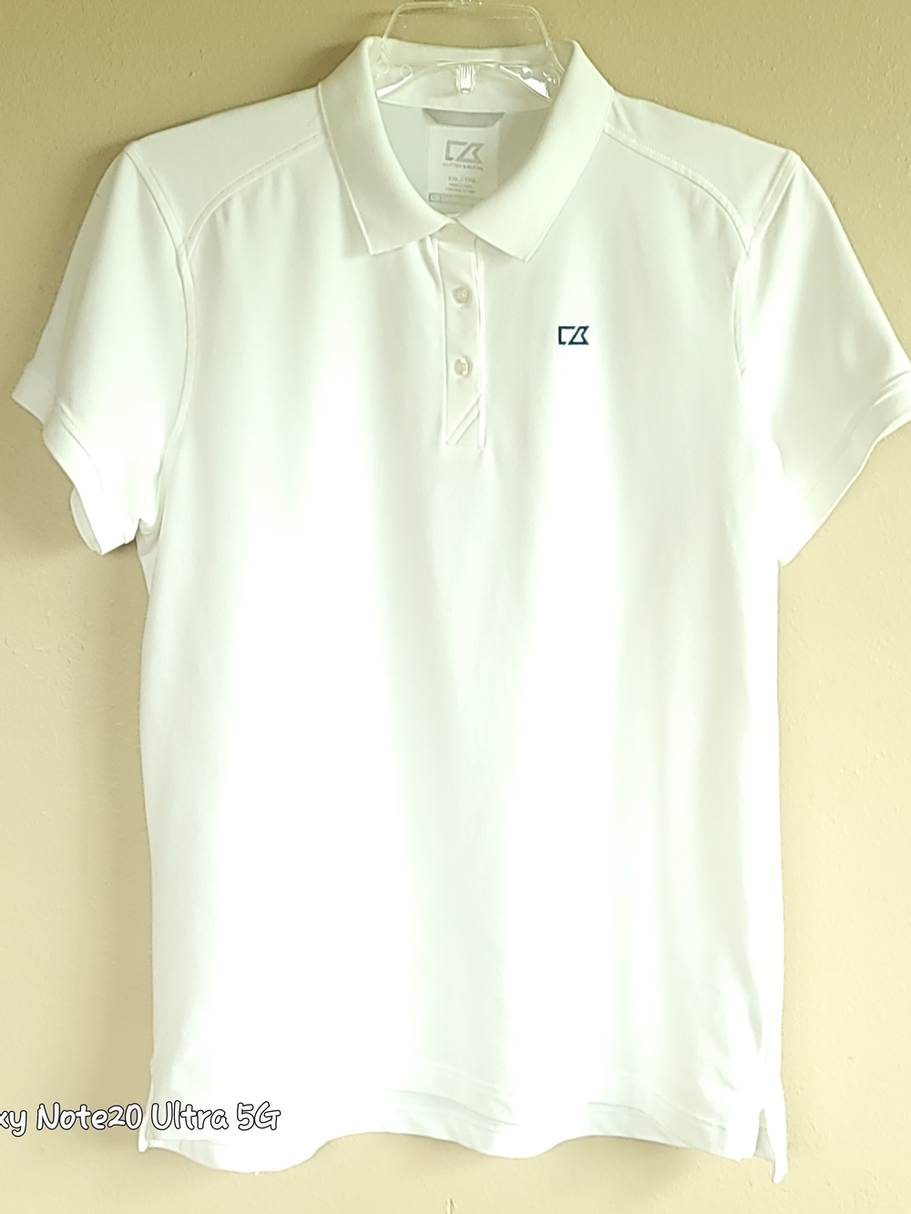Cutter & Buck Advantage Polo Shirt Womens XXL 2XL White NWOT New Never Worn